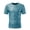 Light Blue, variant on ZZwxWA Mens Tshirts Casual Summer Casual Plaid Short-Sleeved Round Neck Bright Slim T-Shirt T-Shirts Festival Gift