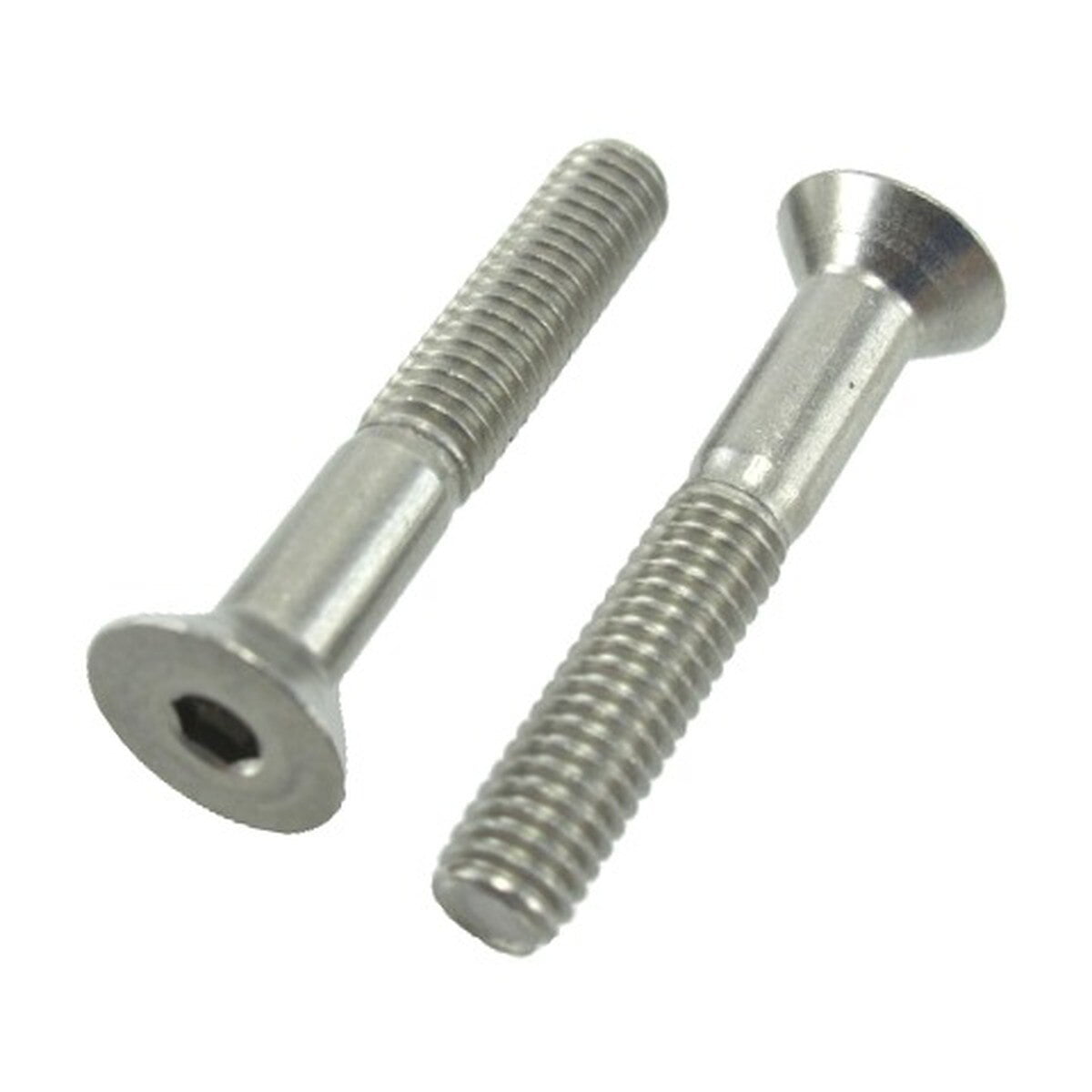 Stainless Steel #6-32 X 3/4" Flat Socket Screw 10 Pack 