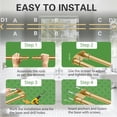 thumbnail image 4 of Double Shower Curtain Rod, Adjustable 28 to 76 Inches Wall Mounted Double Shower Rod Rustproof, Gold Shower Curtain Pole for Bathroom, Laundry Room, Bathtub and more, 4 of 7