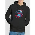 thumbnail image 4 of Lilo & Stitch Mens Snowflake Christmas Hoodie, 4 of 4