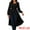 Black, variant on Women's High Low V Neck Long Sleeve Dressy Blouses M Black