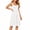 White, variant on TFEOQRY Women's Summer Dress with Built in Bra Square Neck Sleeveless Casual Loose Beach Sundress