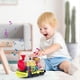 thumbnail image 4 of Electric Train Set Transparent Electric Gear Train with Music Light Rotating Toy Children s Birthday Gift for Children, 4 of 5
