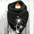 thumbnail image 2 of Foulard Boutonnée Chaude en Coton Imprimé Botanique pour Femmes, 2 of 3