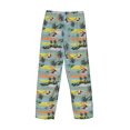 thumbnail image 3 of Fotbe Hawaiian Style Men's Pajama Pants,Sleepwear Pants,Pj Bottoms Drawstring And Pockets-X-Large, 3 of 7