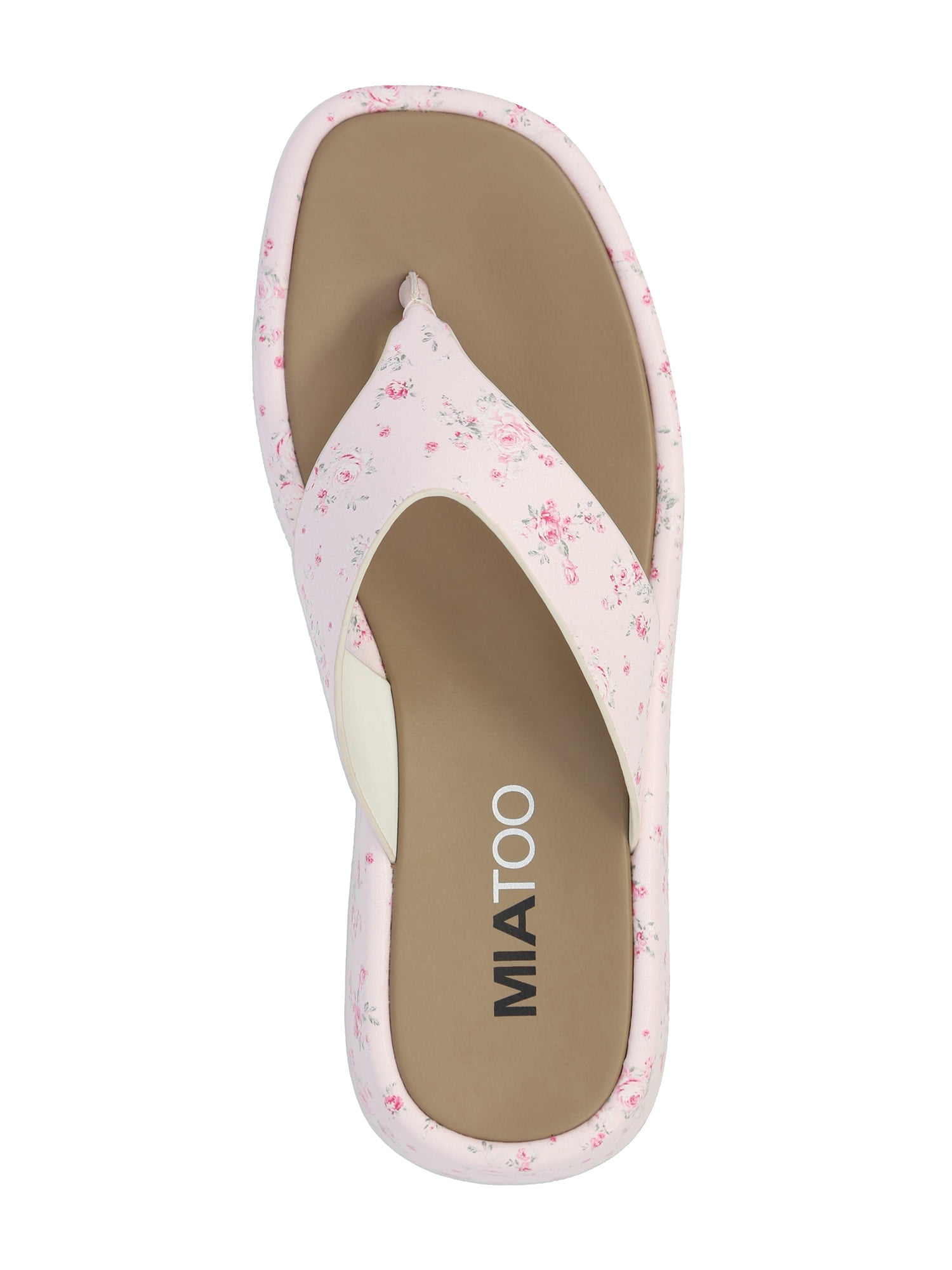 Mia Too Women's Pammy Slide On Thong Platform Sandal