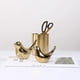 thumbnail image 2 of 2 pieces Small Birds Statues Gold Home Decor Modern Style Figurine Decorative Ornaments for Living Room, Bedroom, 2 of 5