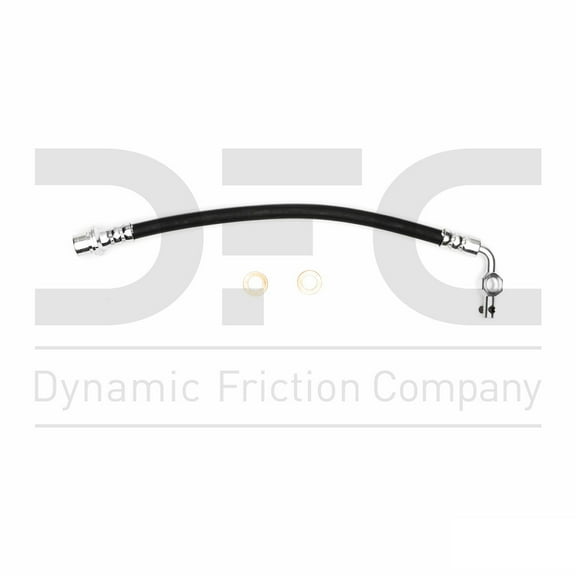 Rear Lower Left Dynamic Friction Company Brake Line Hose 350-76216 For 2004-2005 Toyota RAV4