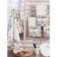 thumbnail image 2 of Easter Kitchen Dish Towels for Drying Dishes Set of 4, Spring Watercolor Bunny Carrots Eggs Flowers Beige Waffle Weave Microfiber Hand Tea Bathroom Towels Quick Dry & Absorbent Towel 15.7x23.6, 2 of 7