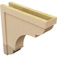 thumbnail image 5 of 6"W x 24"D x 24"H Thin Bryant Rough Cedar Woodgrain TimberThane Corbel, Primed Tan, 5 of 6