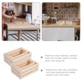 thumbnail image 4 of PTOOTP 4Pcs Mini House Crates Rustic Color for Children's Craft Supplies and Indoor Use, 4 of 6