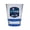 Blue, variant on Angel Fire New Mexico Design C Souvenir 2 oz Round Shot Glass Orange