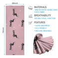 thumbnail image 2 of Cute Cartoon Dachshund Hot Yoga Mat Towel Non Slip for Hot Yoga - Quick-Drying Yoga Mat Cover with 4 Corner Pockets with Travel Bag - Hot Yoga Towel Non Slip Grip Moisture Wicking Sweat 70"x26", 2 of 6