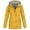Yellow#waterproof rain jacket women, variant on VBTAPA Light Rain Jacket Women Waterproof Lightweight Hooded Windbreaker Striped Lined Raincoat Zipper Athletic Hiking Jackets Outdoor Travel Jacket with Pockets Yellow M
