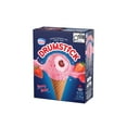 thumbnail image 5 of DRUMSTICK Berry Bliss Cone, Strawberry Frozen Dessert, White Chocolatey Coating, 4 x 125 ml, 5 of 5