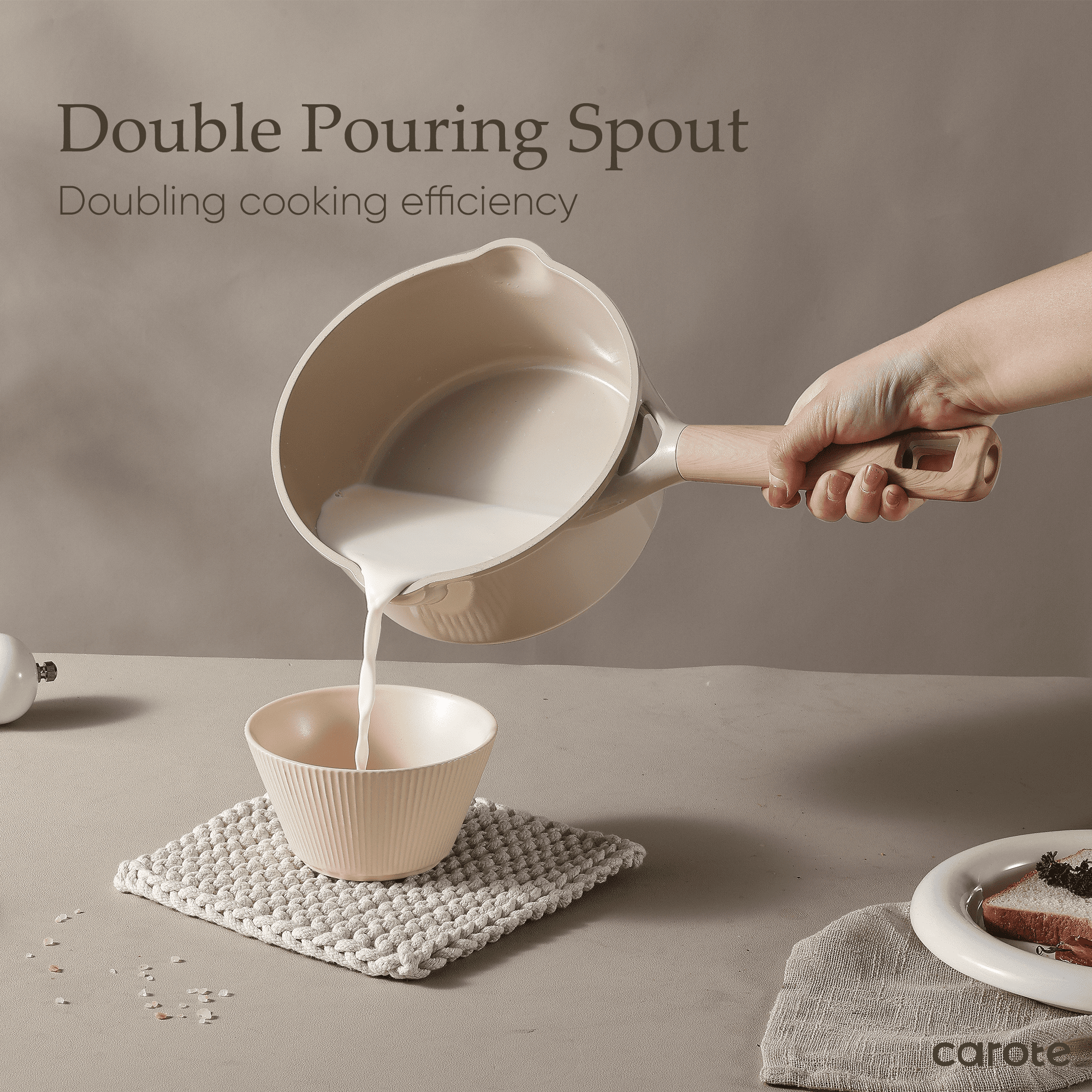 Carote 2-Quart Ceramic Non-Stick Sauce Pan photo 5
