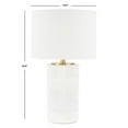 thumbnail image 4 of SAFAVIEH Weller 25 in. Classic Contemporary Table Lamp, White, 4 of 6