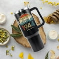 thumbnail image 3 of 80th Birthday Gifts for Men Women 80 Year Old 1944 Birthday Gift Ideas for Dad Mom 40oz Tumbler Cup With Handle, 3 of 6