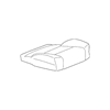 Genuine OE GM Seat Cover - 23227317