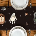 thumbnail image 4 of Camino de mesa de Halloween con sombrero de bruja, decoración de mesa de comedor de cocina de otoño festivo para decoración de fiesta en el hogar, 4 of 5