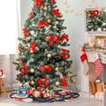 thumbnail image 4 of FMSHPON Christmas Snowman Watercolor Pattern Xmas Christmas Tree Skirt Stand Mat for Holiday Party Decoration Indoor Outdoor 48 inches, 4 of 6