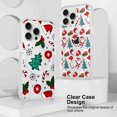 thumbnail image 4 of Funda MagSafe navideña transparente Yomjew para iPhone 15 Pro Max de 6.7 pulgadas, paquete de 2, 4 of 5