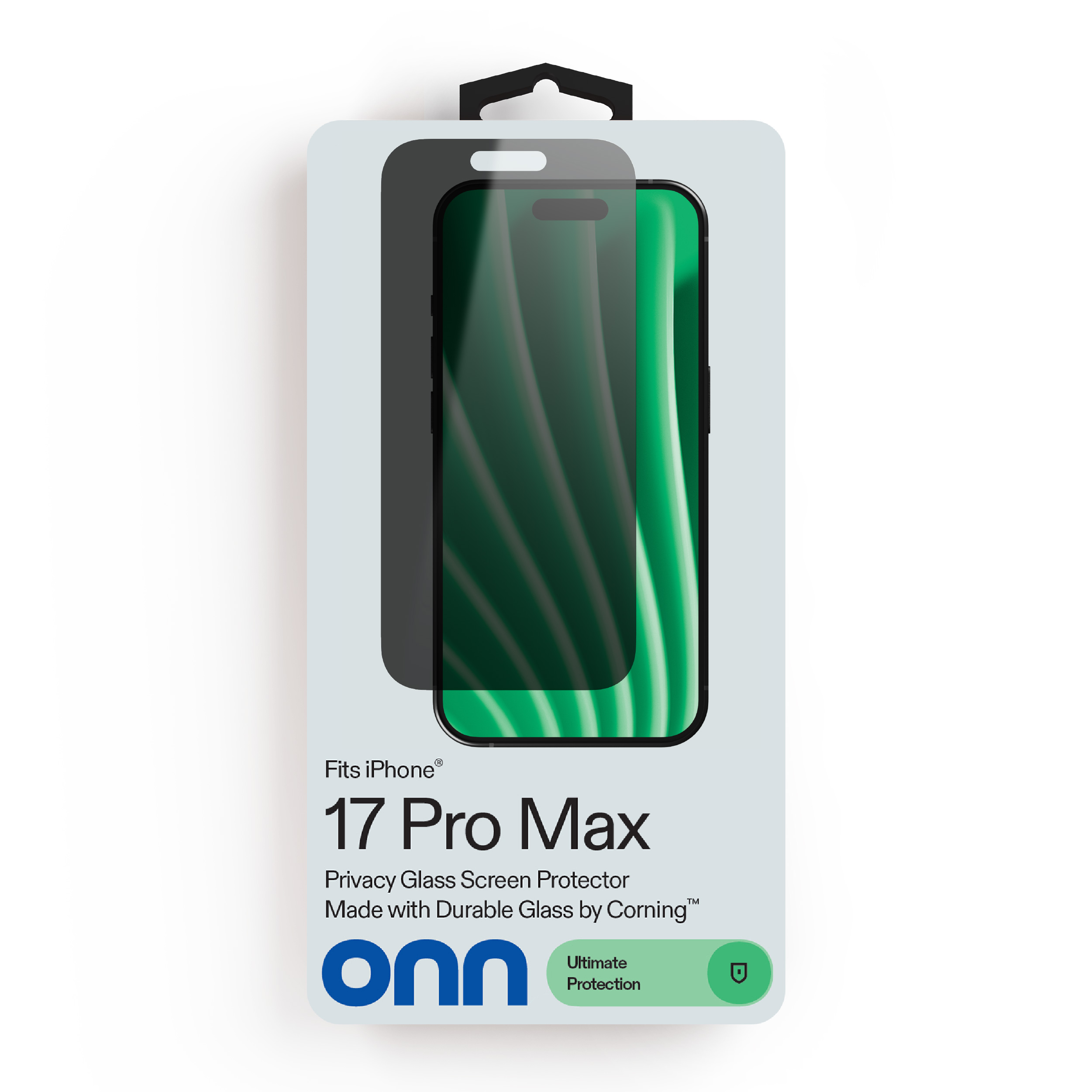 onn Privacy Glass Screen Protector for iPhone 17 Pro Max photo 2