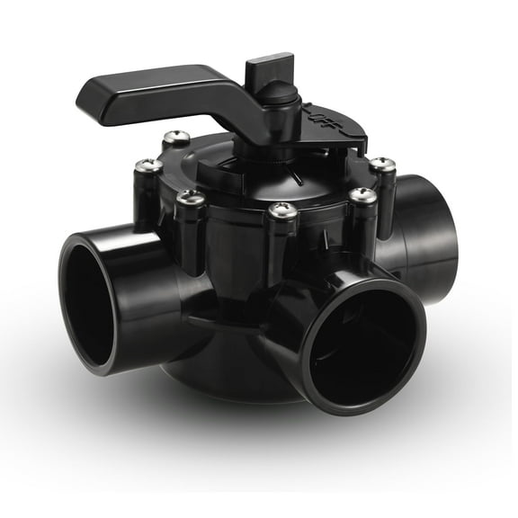 Jandy 4715 3 Port 1.5 to 2 Inch Replacement Positive Seal Valve, Compatible with Pool, Bathtub and Spa, CVPC