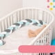 thumbnail image 3 of Protector Almohada para Cuna Corral Trenza 2 Mts Bumper Bebe celeste 11x11x200 cm YEI YI-PCPBBGRB, 3 of 7