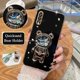 thumbnail image 2 of A 50 70 30s Glitter Quicksand Holder Plating Case For Samsung Galaxy A50 A70 A30s A7 2018 A20 A50s A21s A51 Silicone Stand Cover, 2 of 5