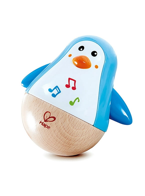 Hape: Penguin Musical Wobbler W/ Tinkling Sounds & Moving Arms As It Waddles