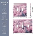 thumbnail image 3 of Dailycode Light Switch Plate Covers 2 Gang Wall Plate Plastics Outlet Covers for Kitchen Home Office Decor Airplane Fly above Pink Clouds, 3 of 8