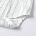 thumbnail image 6 of FYDUU Baby Boy Clothes Suit Boys Short Sleeve Striped Romper Bodysuit Suspenders Shorts Toddler Gentleman Outfits Formal Party Wear,6-9 Months, 6 of 7