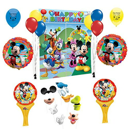 Disney Mickey Mouse Photo Prop Kit Balloon Decoration Set