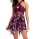 thumbnail image 2 of Conjunto de bikini sólido de contraste de pecho alto cómodo para mujer Conjuntos de traje de baño de una pieza OAVQHLG3B Store  lin121212, 2 of 4
