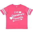 thumbnail image 3 of Inktastic I'm Grandma's Favorite with Arrow and Hearts Boys or Girls Toddler T-Shirt, 3 of 5