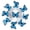 Blue(3pcs), variant on 30 Pcs Orange Monarch Butterfly Decorations 4.7 inch Fake Butterflies Realistic Butterfly Craft Artificial Mariposas Wall Decor for Craft Wedding Home Birthday Party