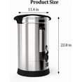 thumbnail image 5 of Ourlova 120 Cup Fast Brew Commercial Coffee Urn, Food Grade Stainless Steel Large Capacity Coffee Maker Perfect for Church, Meeting rooms, Lounges, and Other Large Gatherings-18 L, 5 of 5