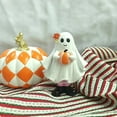 thumbnail image 6 of Konghyp Halloween Ghost Figurines Cute Tabletop Ornaments Adorable Resin Decorations Unique Ghost Decor for Living Room, Perfect Gift for Family and Friends, 6 of 9