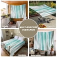 thumbnail image 6 of Turquoise Gray Large Tapestry for Bedroom Wall Hanging Tapestry, Farmhouse Abstract Gradient Aesthetic Ceiling Backdrop Tapestries Poster Blanket Wall Decor for Teens Room Living Room Dorm 100" x 59", 6 of 8