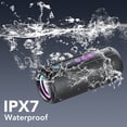 thumbnail image 3 of Portable Bluetooth Speaker, 30W Super Loud Bluetooth 5.4 Speaker Wireless, Boost Bass 3.0, 30H Playtime, 8 RGB Modes, IPX7 Waterproof Speaker, TWS Pairing, for Outdoor/Home/Party, Gift Ideas, 3 of 9
