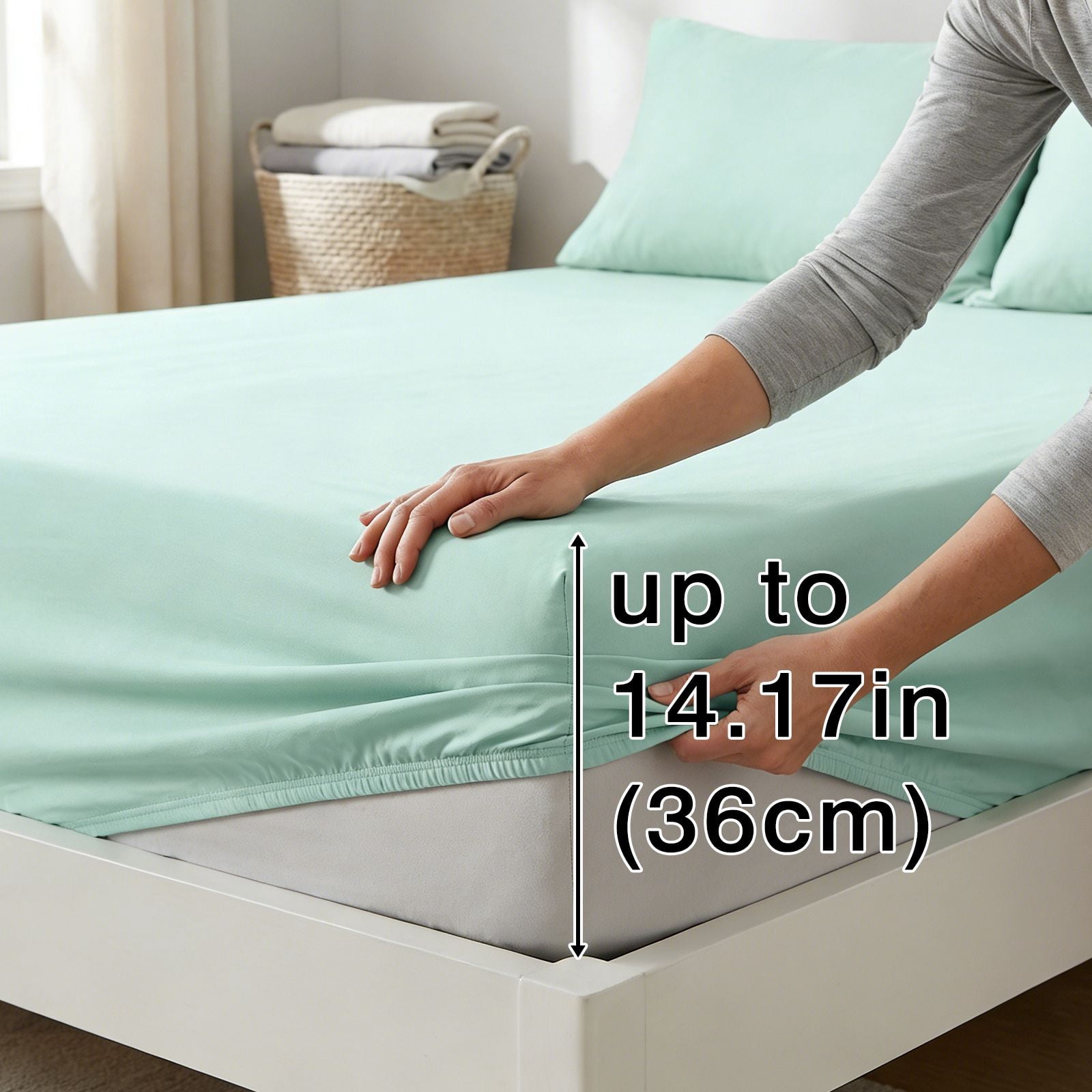 4Pcs Ultra-Soft 85g Sheet and Pillowcase Set, Soft Solid Color, Machine Washable, Suitable For All Seasons, Christmas Comfortable Bedding Set, Available For Single, Double, King, and Queen Beds