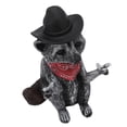 thumbnail image 1 of Escultura de animales Salvajes, Estructura Resistente Funny Rapcoon Figurine Resina Realista Única Para Mantelpiece for Bookshelf, 1 of 7