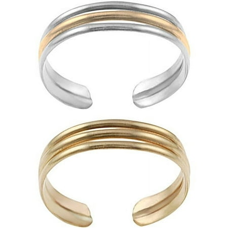 Sterling Silver Handcrafted Basic Toe Ring Set