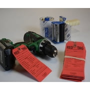 5S Red Tags (Wired) 50 Pack