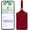 Red, variant on Luggage Tag with -In , Works with Find My & Android, Leather Travel Tag with Cover, Rechargeable Anti-Lost Locator for Suitcases, Bag & Backpacks (Red)