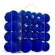 thumbnail image 2 of Adornos navideños, 46 bolas navideñas de terciopelo flocadas, adornos navideños de plástico, adornos colgantes decorativos navideños, decoración para árbol de Navidad, bola decorativa., 2 of 5