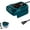 MiniCharger-Cobalt 24V, variant on Rapid 2A Mini DC18RC Battery Charger for Makita 18V BL1830 BL1840 BL1850 BL1860 Batteries, Black&amp;Blue