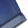 thumbnail image 5 of SOOMLON Stretchy Jean Shorts for Women Plus Size Button Denim Knee Length Shorts Jorts with Pockets Trendy Bottoms, 5 of 9