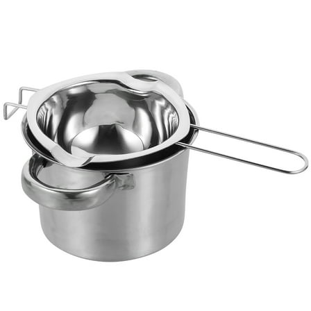 MUSEYA 1 Set Stainless Steel Double Boiler Pot Heating Butter Round Simple Design Chef Home Cooks